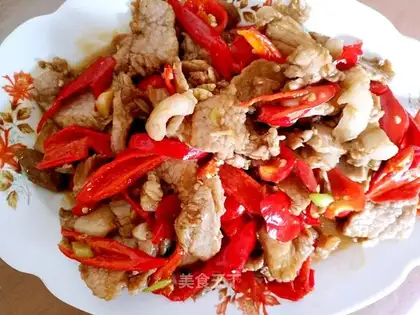 Chili fried meat
