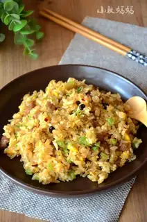 Celery egg fried rice