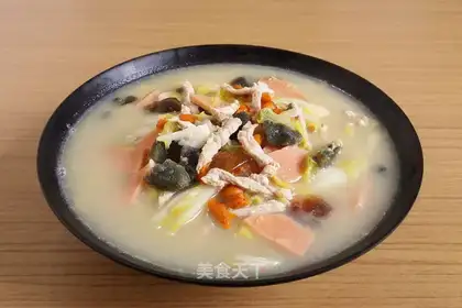 We'll have soup and doll food