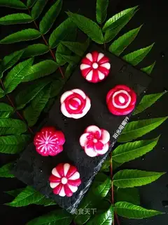 Lotus blossoms and fruit