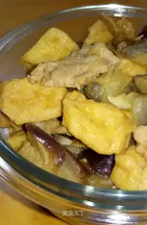 Tofu-burned eggplant