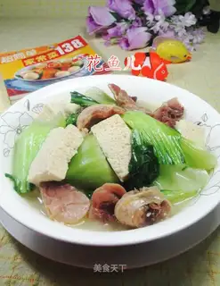 ♪ The green vegetables make the chicken legs frozen tofu ♪