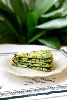 Spinach cheese omelet