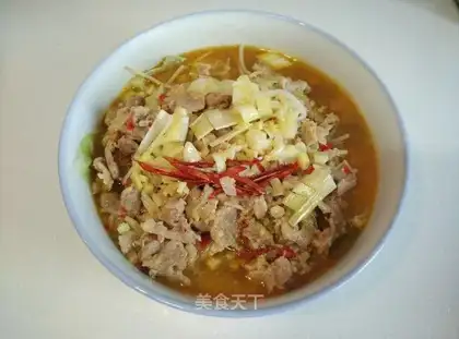 Boiled meat