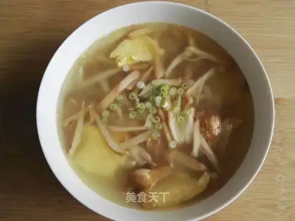 Chicken cactus soup