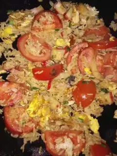 Tomato egg fried rice