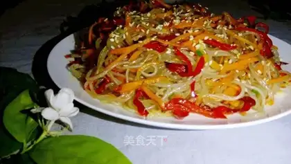 Spicy, five-coloured potatoes