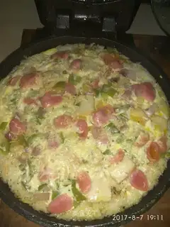Rice pizza