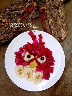 Angry little birdie fruit platter