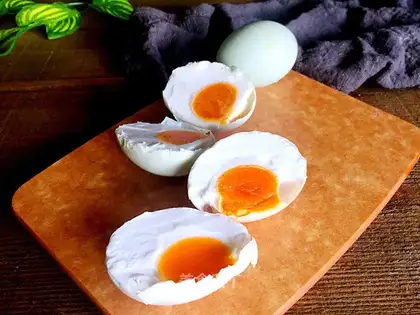 Homemade duck eggs