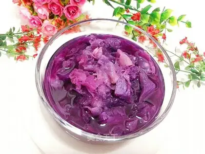 Purple potato silver ear soup