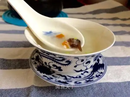 Cray congee from the prawn