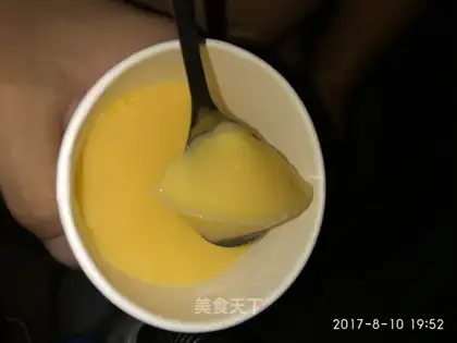 Mango milk pudding