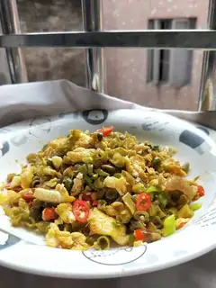 Sour-beans fried eggs
