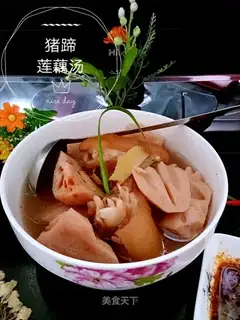 Pork hoof soup