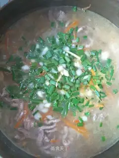 Squeeze meat soup