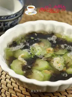 Shrimp pickled silk soup