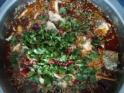 Fresh water to boil fish