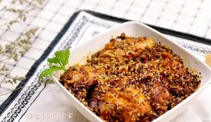 Quinoa steamed chicken wings