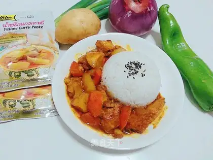 Curry potato chicken