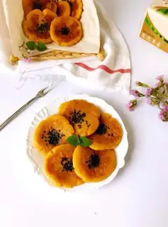 Red potato rice cake