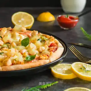 Homemade steam oven pizza