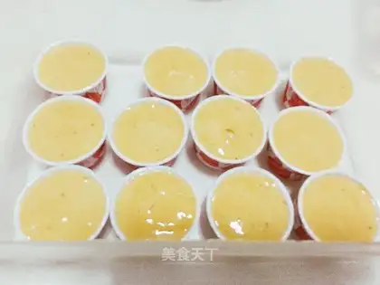 Banana mango ice cream