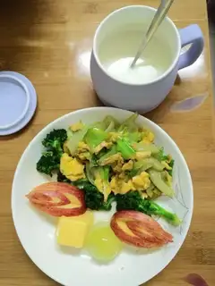 Jell-O vegetable breakfast