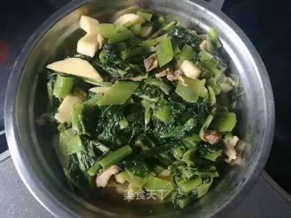Potato with cabbage