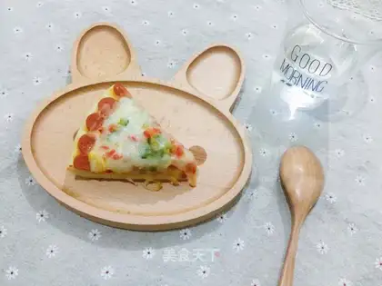 Ham bacon pizza