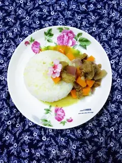 Beef onion curry