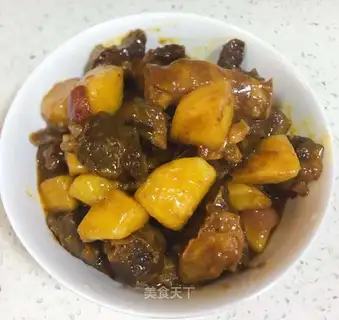 Curry potato oxen