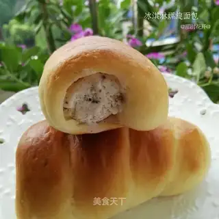 Ice cream screw bread