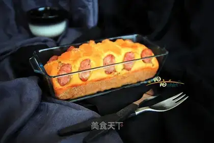 Black pepper sausage, salty cake