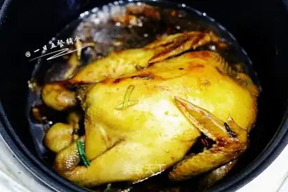 Salt hand tore chicken