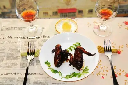 Black pepper chicken wings
