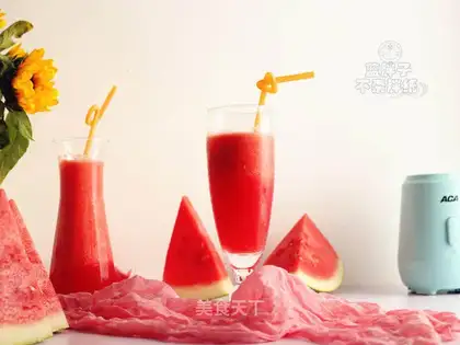 Fresh watermelon juice
