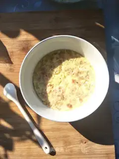 Sausage steamed eggs