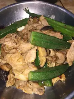 Scrambled pork