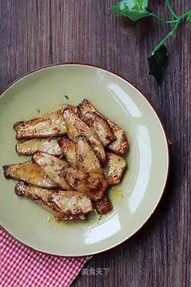 Fried apricot mushrooms