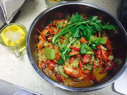 Garlic lobster