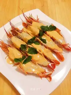 Thai curry coconut red shrimp