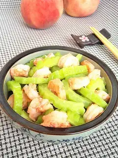 Shrimp and bitter melon