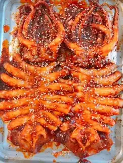 Roasted squid