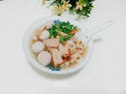 Meatballs, soup