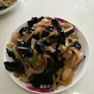 Onion fried wood