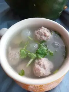 Porkball soup