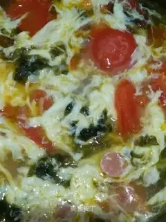 Egg tomato soup