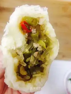 Sour bean buns