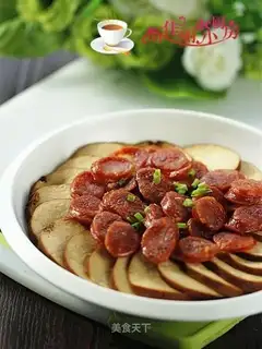 Sausage steam chicken